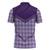 Aloha Hawaii Cowboys Paniolo Zipper Polo Shirt Violet Palaka - Polynesian Pride