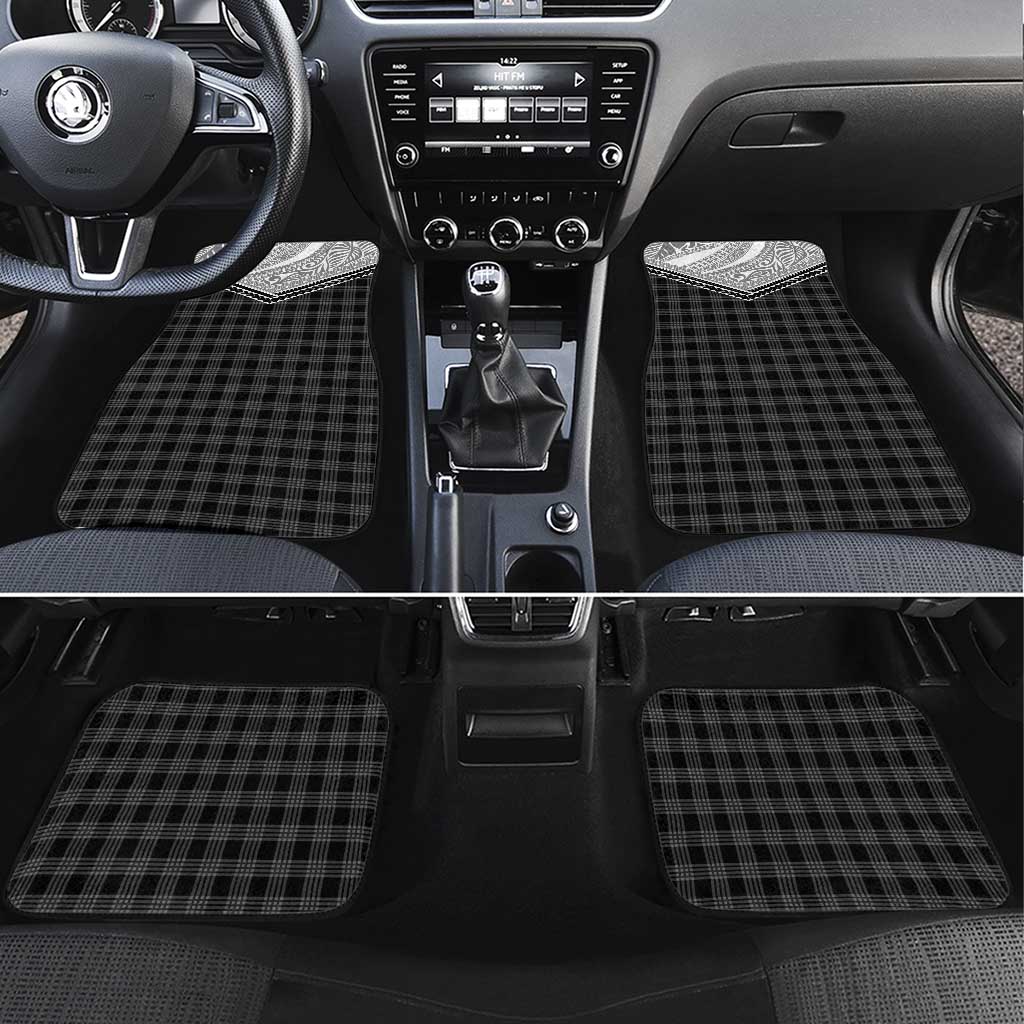 Aloha Hawaii Cowboys Paniolo Car Mats Black Palaka - Polynesian Pride