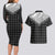 Aloha Hawaii Cowboys Paniolo Couples Matching Long Sleeve Bodycon Dress and Hawaiian Shirt Black Palaka - Polynesian Pride