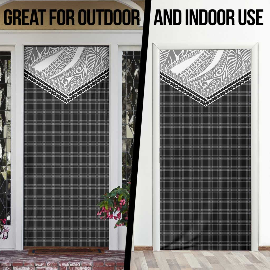 Aloha Hawaii Cowboys Paniolo Door Cover Black Palaka - Polynesian Pride