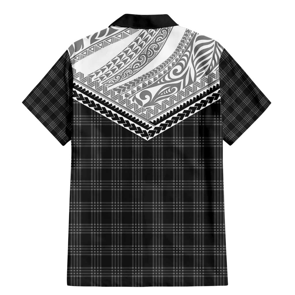 Aloha Hawaii Cowboys Paniolo Family Matching Mermaid Dress and Hawaiian Shirt Black Palaka - Polynesian Pride