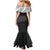 Aloha Hawaii Cowboys Paniolo Family Matching Mermaid Dress and Hawaiian Shirt Black Palaka - Polynesian Pride