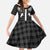 Aloha Hawaii Cowboys Paniolo Kid Short Sleeve Dress Black Palaka - Polynesian Pride