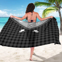 Aloha Hawaii Cowboys Paniolo Sarong Black Palaka - Polynesian Pride