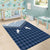 Aloha Hawaii Cowboys Paniolo Area Rug Navy Blue Palaka - Polynesian Pride