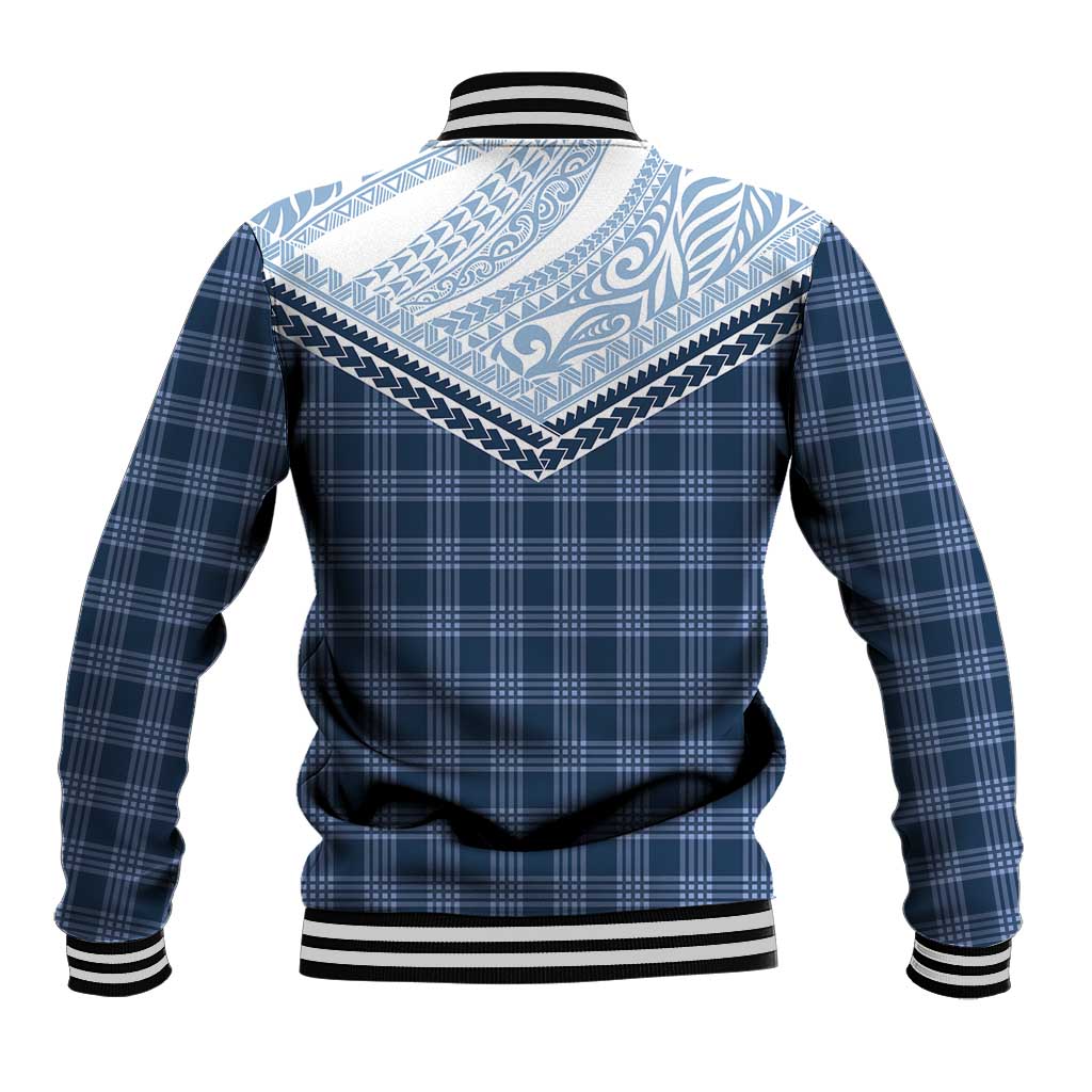 Aloha Hawaii Cowboys Paniolo Baseball Jacket Navy Blue Palaka - Polynesian Pride