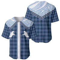 Aloha Hawaii Cowboys Paniolo Baseball Jersey Navy Blue Palaka - Polynesian Pride