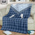 Aloha Hawaii Cowboys Paniolo Blanket Navy Blue Palaka - Polynesian Pride