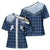Aloha Hawaii Cowboys Paniolo Cross Shoulder Shirt Navy Blue Palaka - Polynesian Pride