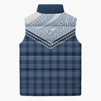 Aloha Hawaii Cowboys Paniolo Sleeveless Puffer Jacket Navy Blue Palaka - Polynesian Pride