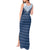 Aloha Hawaii Cowboys Paniolo Tank Maxi Dress Navy Blue Palaka - Polynesian Pride