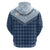 Aloha Hawaii Cowboys Paniolo Zip Hoodie Navy Blue Palaka - Polynesian Pride