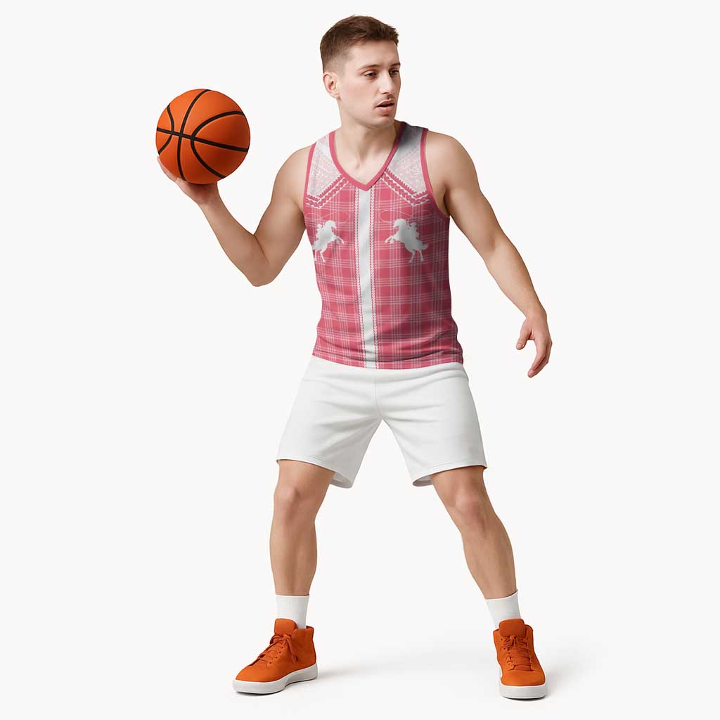 Aloha Hawaii Cowboys Paniolo Basketball Jersey Rose Palaka - Polynesian Pride