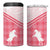 Aloha Hawaii Cowboys Paniolo 4 in 1 Can Cooler Tumbler Rose Palaka - Polynesian Pride