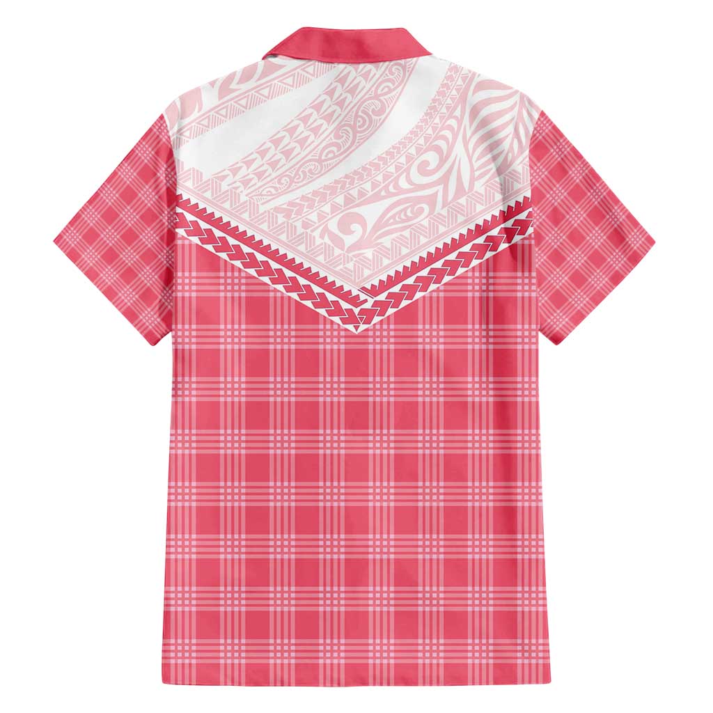 Aloha Hawaii Cowboys Paniolo Family Matching Long Sleeve Bodycon Dress and Hawaiian Shirt Rose Palaka - Polynesian Pride