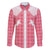 Aloha Hawaii Cowboys Paniolo Family Matching Long Sleeve Bodycon Dress and Hawaiian Shirt Rose Palaka - Polynesian Pride
