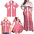 Aloha Hawaii Cowboys Paniolo Family Matching Off Shoulder Maxi Dress and Hawaiian Shirt Rose Palaka - Polynesian Pride