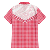 Aloha Hawaii Cowboys Paniolo Family Matching Off Shoulder Maxi Dress and Hawaiian Shirt Rose Palaka - Polynesian Pride