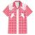 Aloha Hawaii Cowboys Paniolo Family Matching Summer Maxi Dress and Hawaiian Shirt Rose Palaka - Polynesian Pride