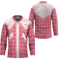 Aloha Hawaii Cowboys Paniolo Hockey Jersey Rose Palaka - Polynesian Pride