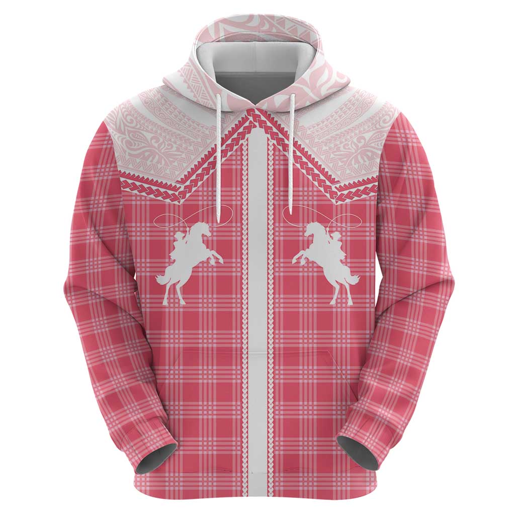Aloha Hawaii Cowboys Paniolo Hoodie Rose Palaka - Polynesian Pride
