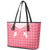 Aloha Hawaii Cowboys Paniolo Leather Tote Bag Rose Palaka - Polynesian Pride