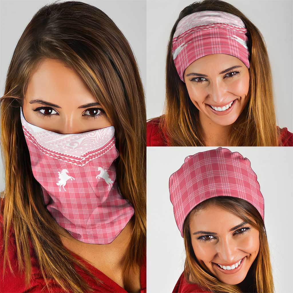 Aloha Hawaii Cowboys Paniolo Neck Gaiter Rose Palaka - Polynesian Pride