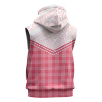 Aloha Hawaii Cowboys Paniolo Sleeveless Hoodie Rose Palaka - Polynesian Pride