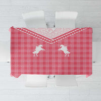 Aloha Hawaii Cowboys Paniolo Tablecloth Rose Palaka - Polynesian Pride
