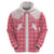 Aloha Hawaii Cowboys Paniolo Zip Hoodie Rose Palaka - Polynesian Pride