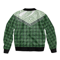 Aloha Hawaii Cowboys Paniolo Bomber Jacket Forest Green Palaka - Polynesian Pride
