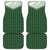 Aloha Hawaii Cowboys Paniolo Car Mats Forest Green Palaka - Polynesian Pride