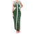 Aloha Hawaii Cowboys Paniolo Family Matching Tank Maxi Dress and Hawaiian Shirt Forest Green Palaka - Polynesian Pride