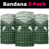 Aloha Hawaii Cowboys Paniolo Neck Gaiter Forest Green Palaka - Polynesian Pride