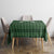 Aloha Hawaii Cowboys Paniolo Tablecloth Forest Green Palaka - Polynesian Pride