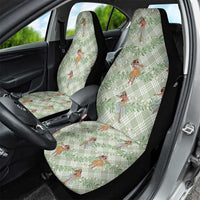 Mint Palaka Hula Girls Seamless Hawaii Aloha Car Seat Cover - Polynesian Pride