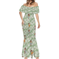 Mint Palaka Hula Girls Seamless Hawaii Aloha Mermaid Dress LT7 - Polynesian Pride