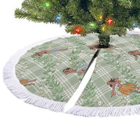 Mint Palaka Hula Girls Seamless Hawaii Aloha Tree Skirt - Polynesian Pride
