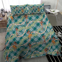 Teal Palaka Hula Girls Seamless Hawaii Aloha Bedding Set - Polynesian Pride