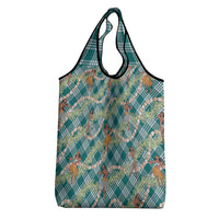 Teal Palaka Hula Girls Seamless Hawaii Aloha Grocery Bag - Polynesian Pride