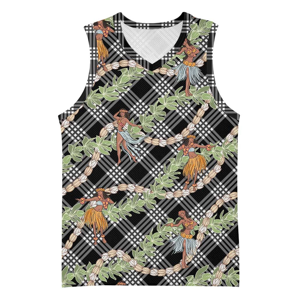 Sable Palaka Hula Girls Seamless Hawaii Aloha Basketball Jersey - Polynesian Pride