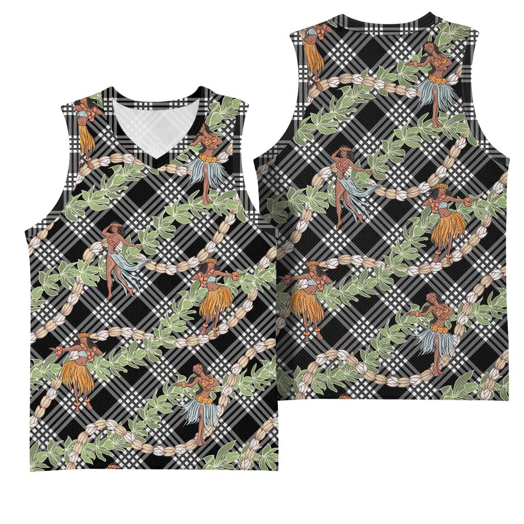 Sable Palaka Hula Girls Seamless Hawaii Aloha Basketball Jersey - Polynesian Pride