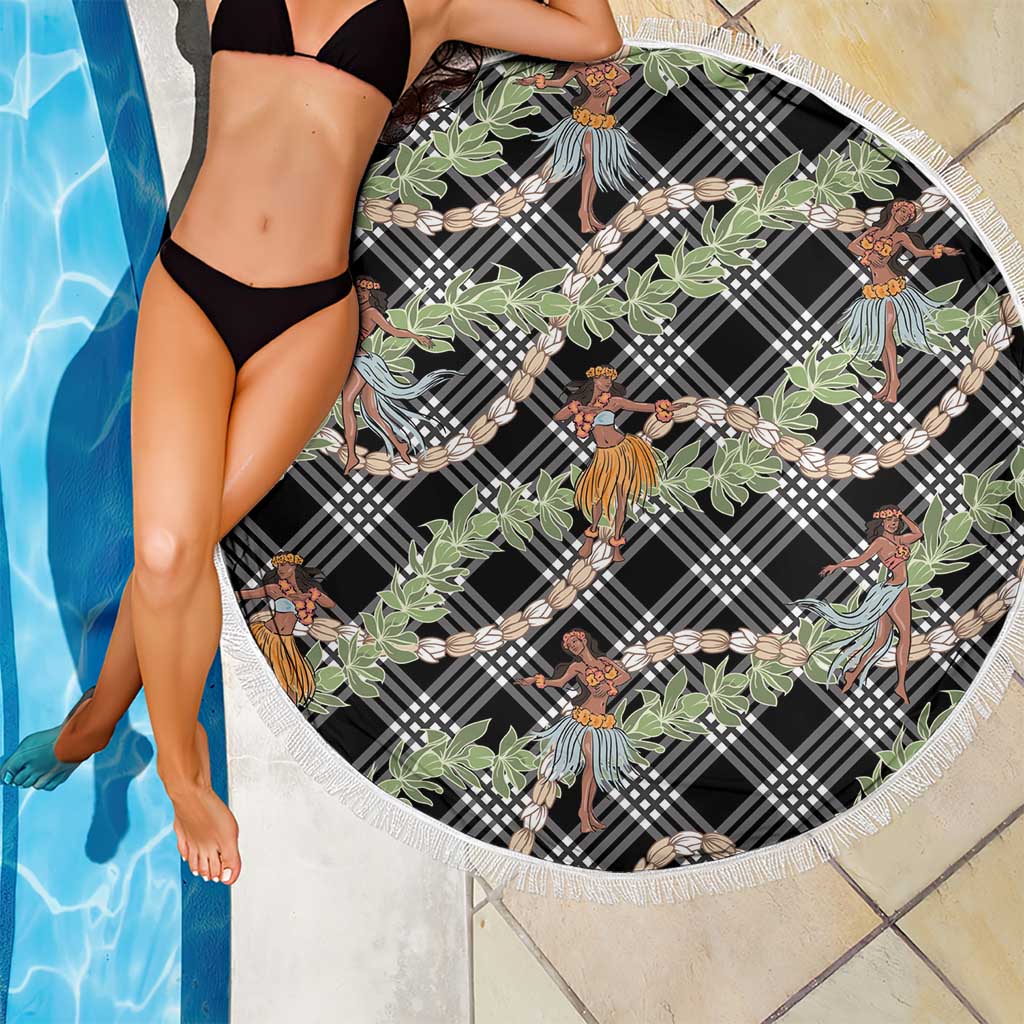 Sable Palaka Hula Girls Seamless Hawaii Aloha Beach Blanket LT7 - Polynesian Pride