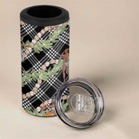 Sable Palaka Hula Girls Seamless Hawaii Aloha 4 in 1 Can Cooler Tumbler LT7 - Polynesian Pride