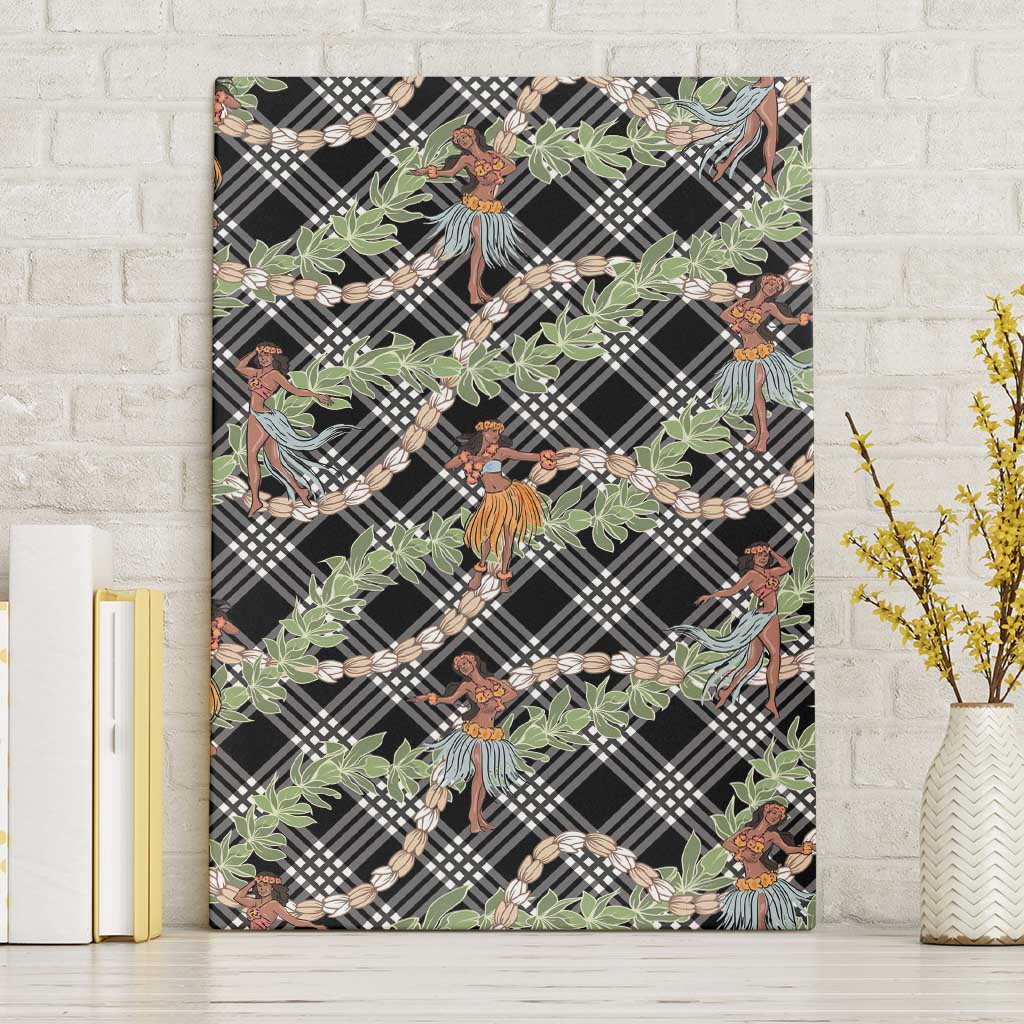 Sable Palaka Hula Girls Seamless Hawaii Aloha Canvas Wall Art - Polynesian Pride