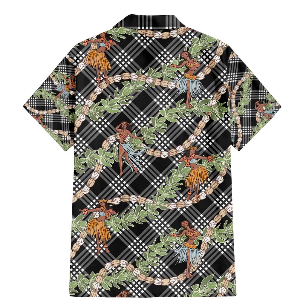 Sable Palaka Hula Girls Seamless Hawaii Aloha Family Matching Mermaid Dress and Hawaiian Shirt - Polynesian Pride