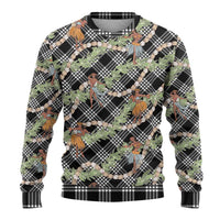 Sable Palaka Hula Girls Seamless Hawaii Aloha Ugly Christmas Sweater - Polynesian Pride