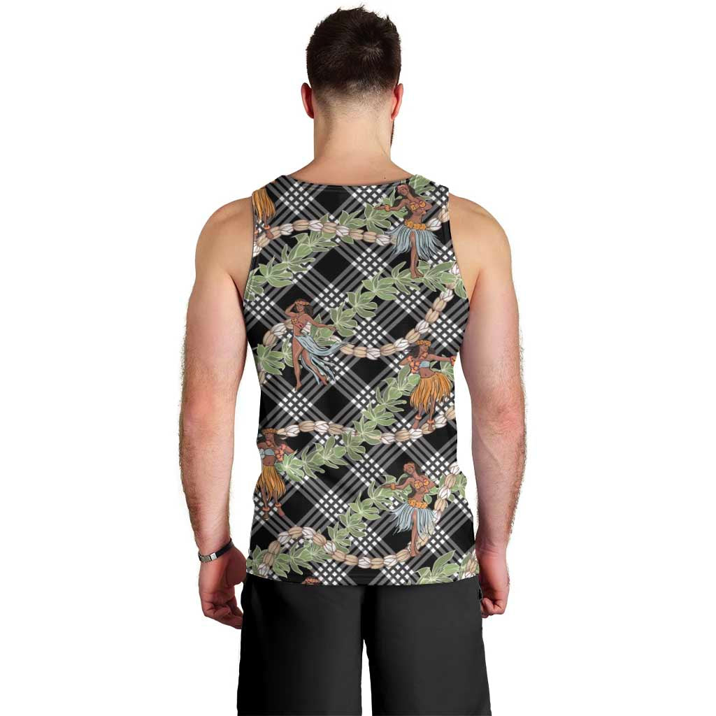 Sable Palaka Hula Girls Seamless Hawaii Aloha Men Tank Top LT7 - Polynesian Pride