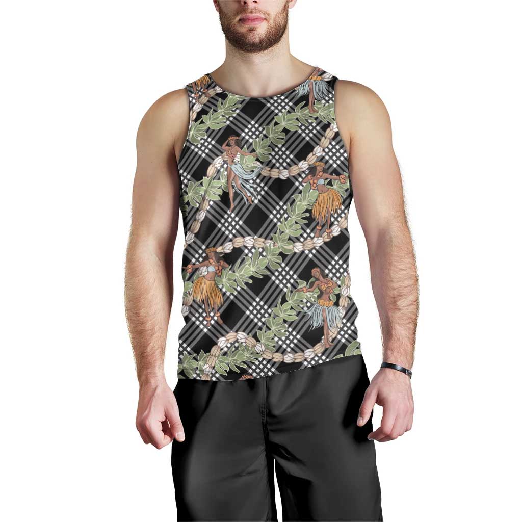 Sable Palaka Hula Girls Seamless Hawaii Aloha Men Tank Top LT7 - Polynesian Pride