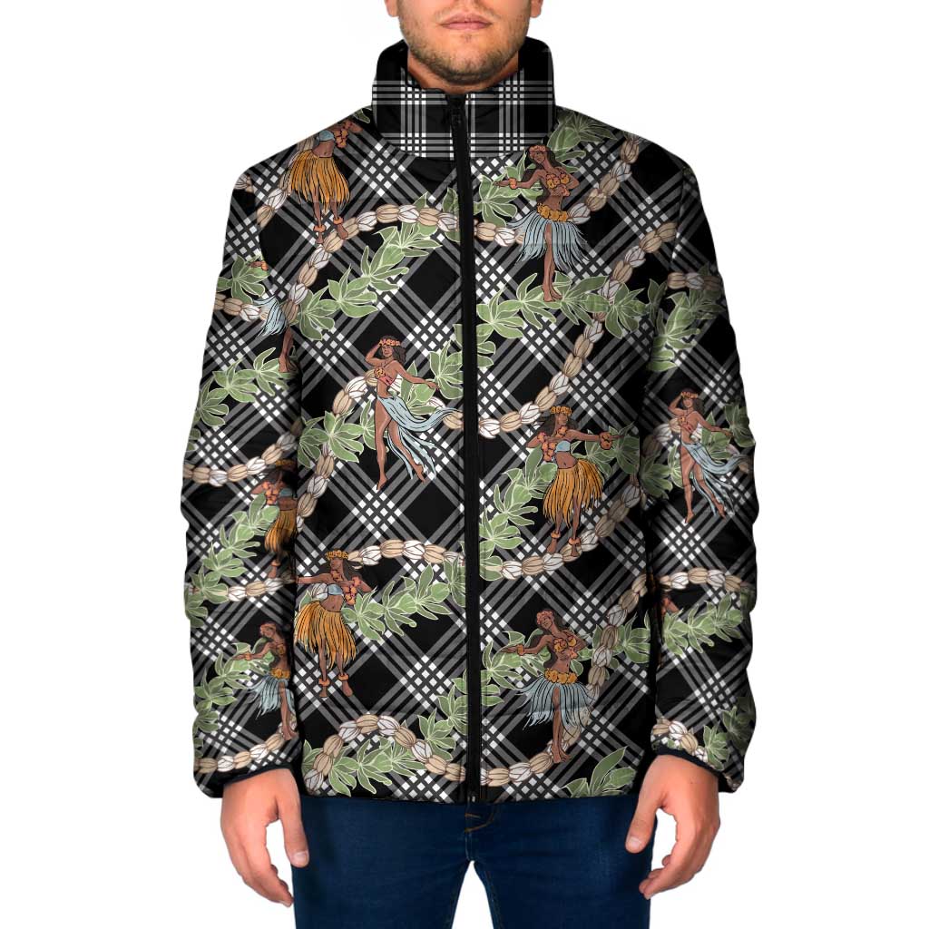 Sable Palaka Hula Girls Seamless Hawaii Aloha Padded Jacket - Polynesian Pride